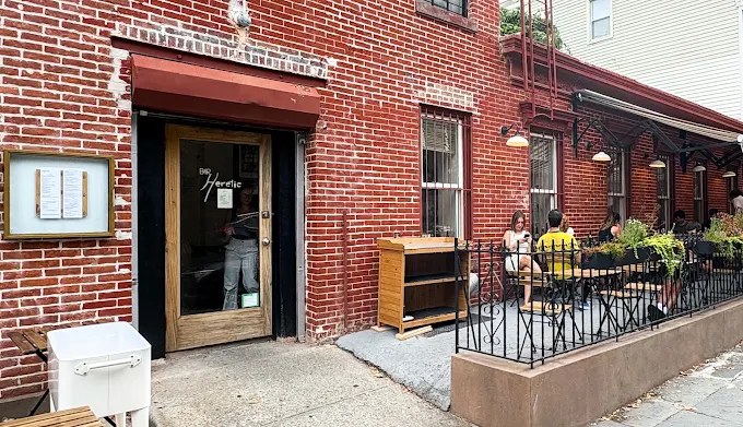 Bar Heretic exterior, 270 Clermont Ave Fort Greene